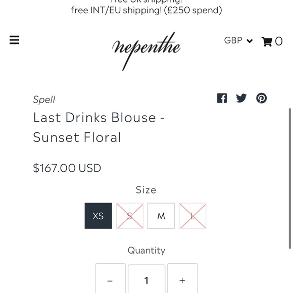 SPELL Last Drink Blouse in Sunset Floral Size Small - Picture 14 of 15